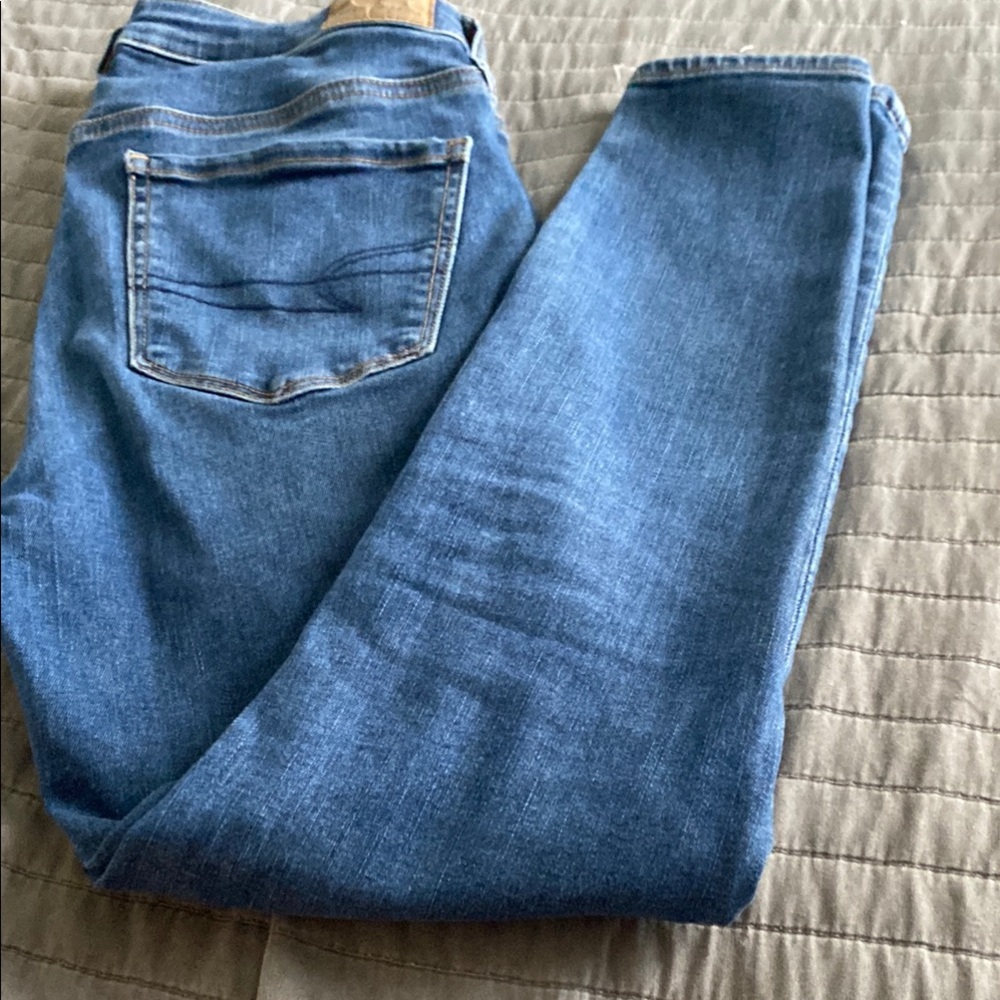 American Eagle Outfitters Blue Straight Leg Jeans